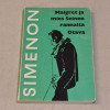 Georges Simenon Maigret ja mies Seinen rannalta